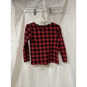 OLD NAVY 4T RED & BLACK BUFFALO PLAID FLANNEL SHIRT